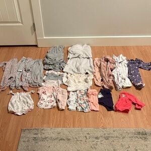 Newborn - 6 month baby girl lot